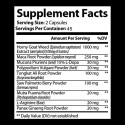 Horny Goat Weed for Men, Women 90 caps- Natural Energy, Performance Support Supplements - 1560mg per Serving - Maximum Strength with Maca, Tongkat Ali Root, Saw Palmetto, Panax Ginseng and Others