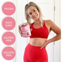 Flat Tummy Tea Apple Cider Vinegar Gummies, Detox & Support Gut Health with The Mother, Vegan, Non-GMO Made with Apples, Beetroot, Vitamin B9, Superfoods, Red, 60 Count, Pack of 3