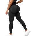 Women's High Waist Workout Seamless Scrunch Booty Leggings 