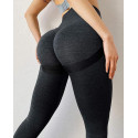 Women's High Waist Workout Seamless Scrunch Booty Leggings 
