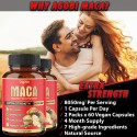 Maca Root Extract Capsules 8050 mg - Supplement For Stamina, Energy, Digestion & Immune Support - 7 Herbs Combined With Ashwagandha, Ginseng, Tribulus & More - 4 Month Supply
