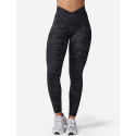 Leggings with Pockets for Women Charm Scrunch Workout Leggings V Cross Waist