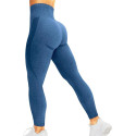 Women Seamless Leggings Smile Contour High Waist Workout Gym Yoga Pants