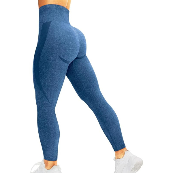 Women Seamless Leggings Smile Contour High Waist Workout Gym Yoga Pants