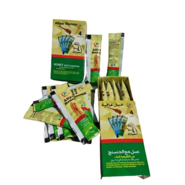 Afiya Honey with Ginseng – Natural Energy and Vitality Booster